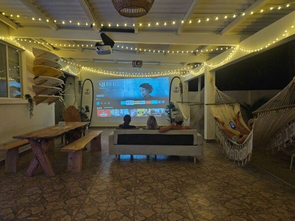 PLAYA_CONCHALIO_Movie_night_El_Salvador_Hotel_For_Sale