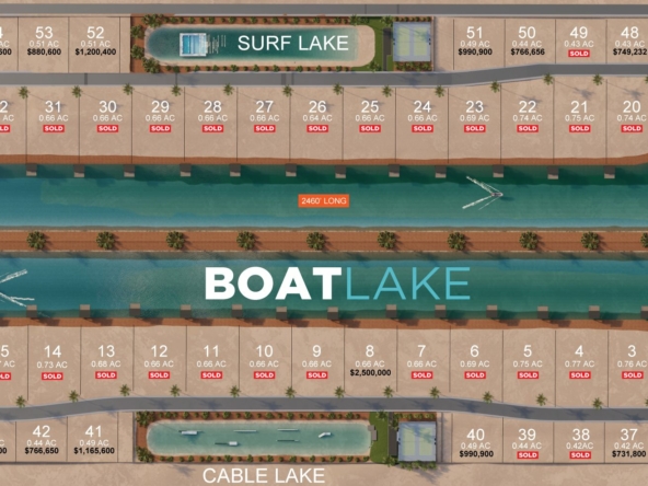 Southern Shores Lot Layout