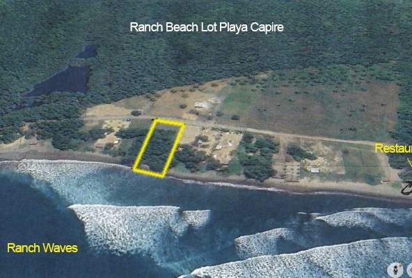 Ranch Beach Lot Playa Capire wrapping lefthand point wave